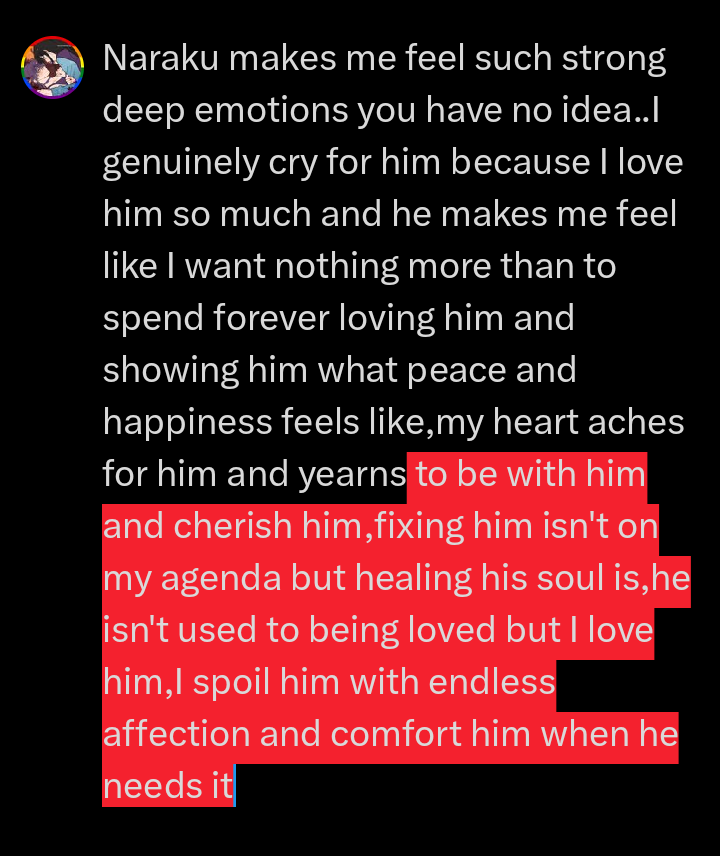 Feelings for him ❤️‍🩹