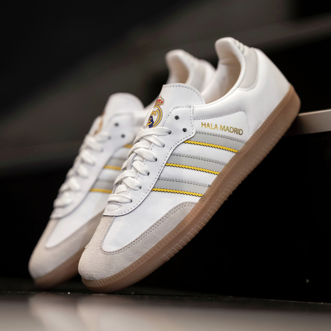adidas Samba ホワイト/ゴールド レアル・マドリード 20250505020841-0.webp