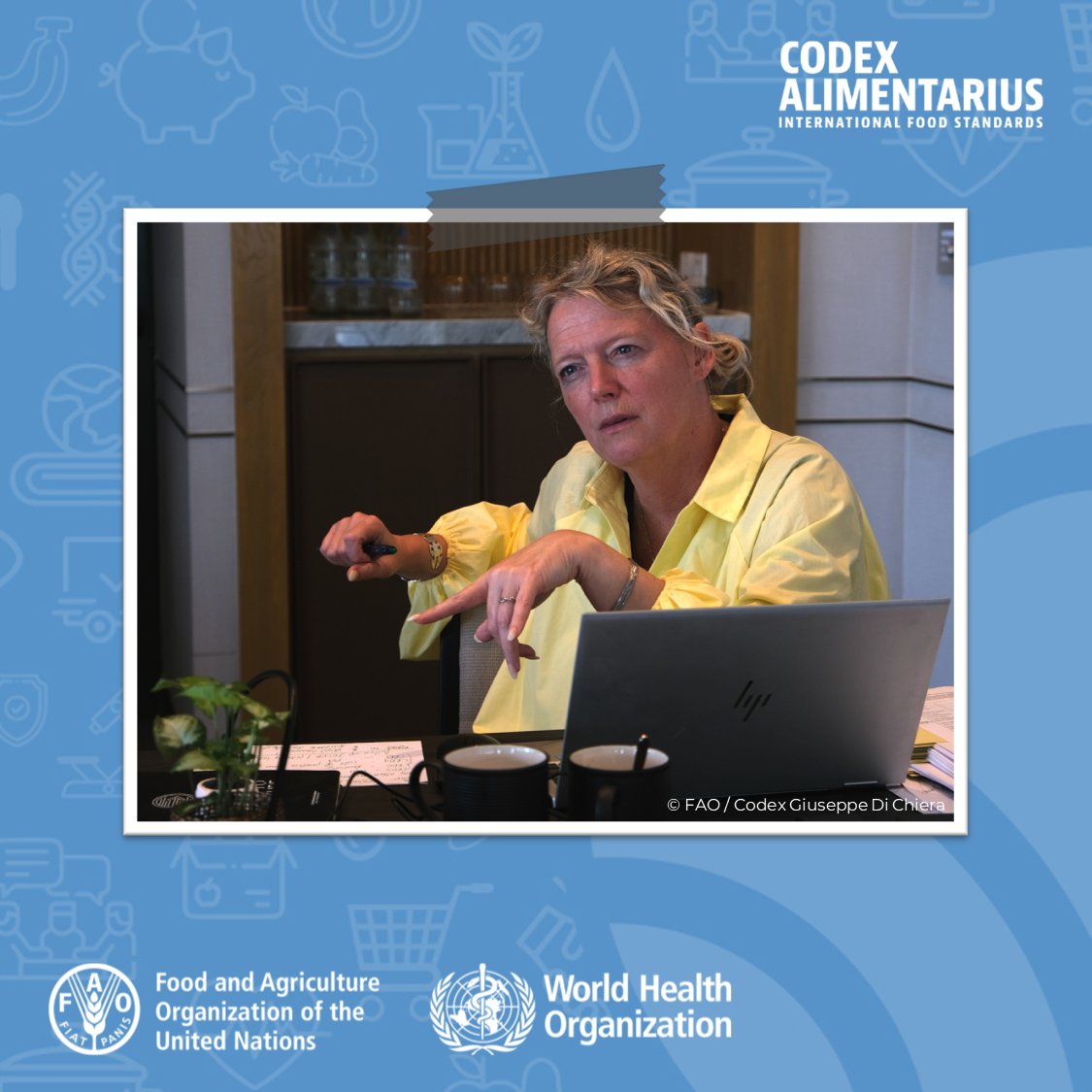 FAOWHOCodex's tweet photo. 🎙️ | #CCCF18 kicks off tomorrow in Bangkok.
👉 We spoke to Sally Hoffer, chair of the meeting, to find out more about the agenda of the Committee, its highlights and her expectations for this session.
💬➡️ https://t.co/cMyDcfMhMt
#Codex | #FoodSafety https://t.co/8rez17SmwJ
