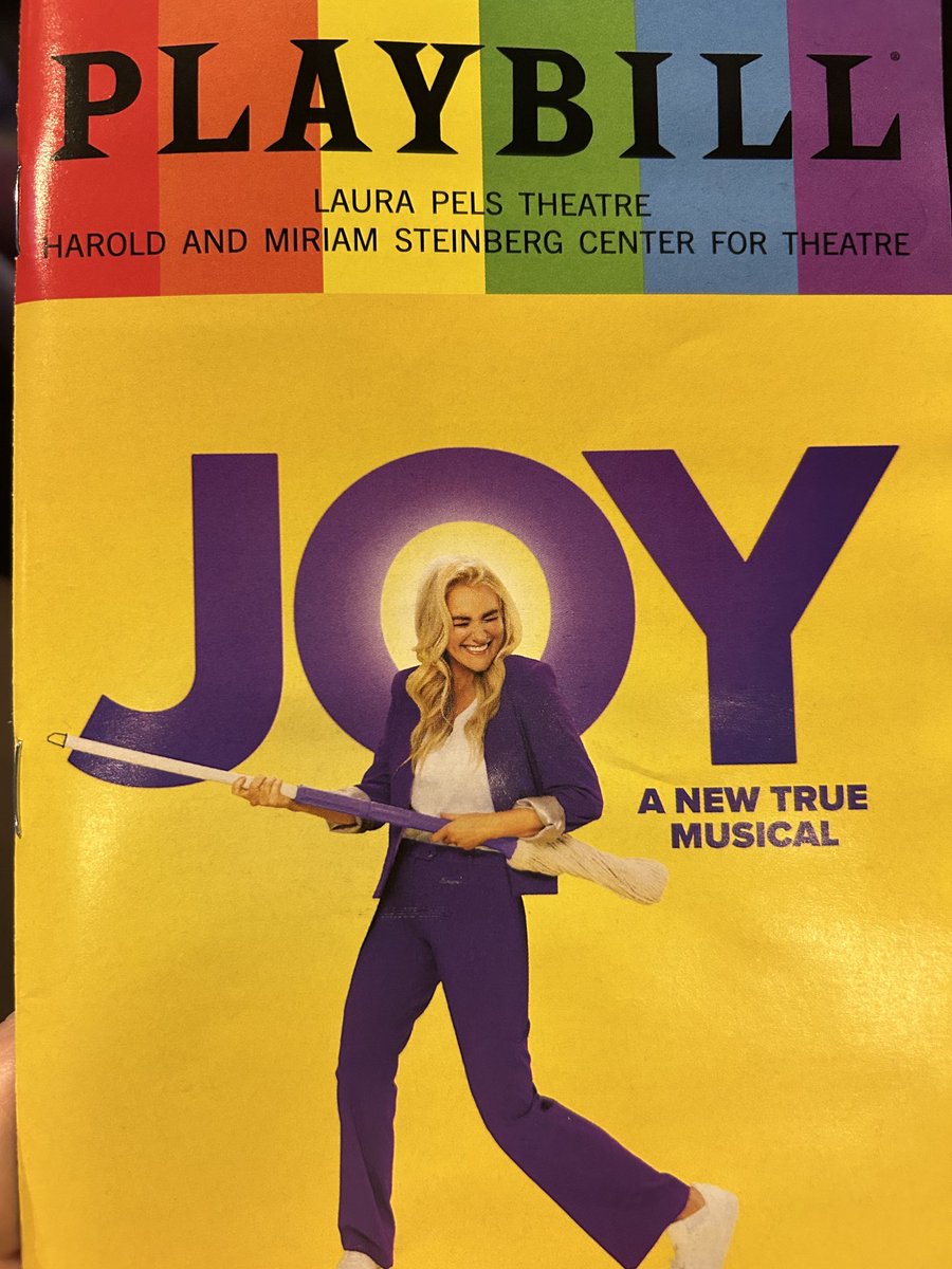 PhilSavage's tweet photo. Congrats to our daughter Honor and the entire cast @joythemusical on opening night here at the Laura Pels Theatre. If in NYC over the summer, this is a must-see, inspirational, true story about a woman who just never gave up! #JOY #MiracleMop #MopSummer https://t.co/ukg0k8INx3