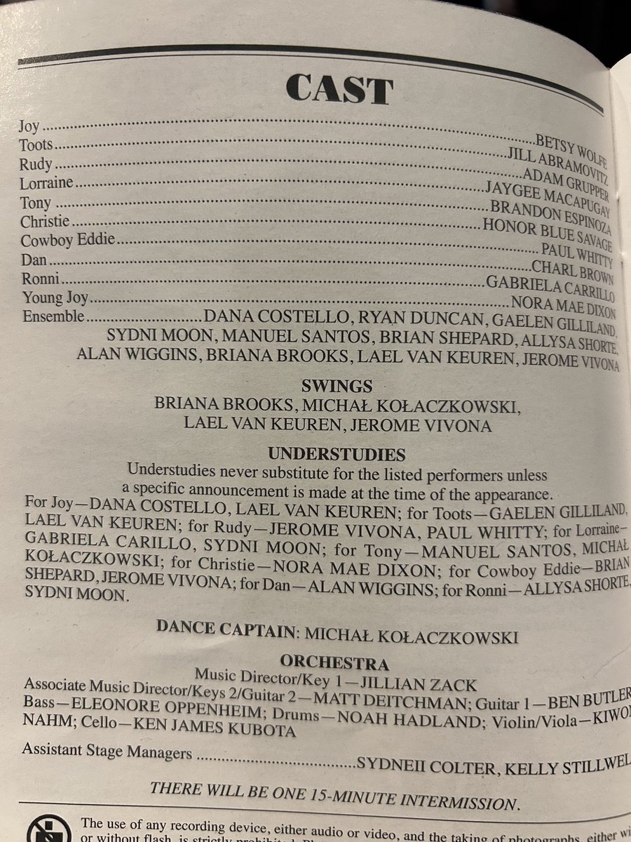PhilSavage's tweet photo. Congrats to our daughter Honor and the entire cast @joythemusical on opening night here at the Laura Pels Theatre. If in NYC over the summer, this is a must-see, inspirational, true story about a woman who just never gave up! #JOY #MiracleMop #MopSummer https://t.co/ukg0k8INx3