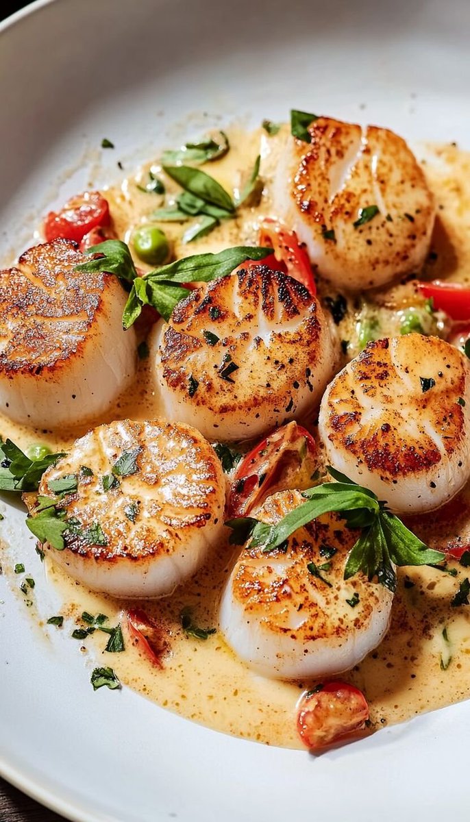 Tuscan Butter Scallops