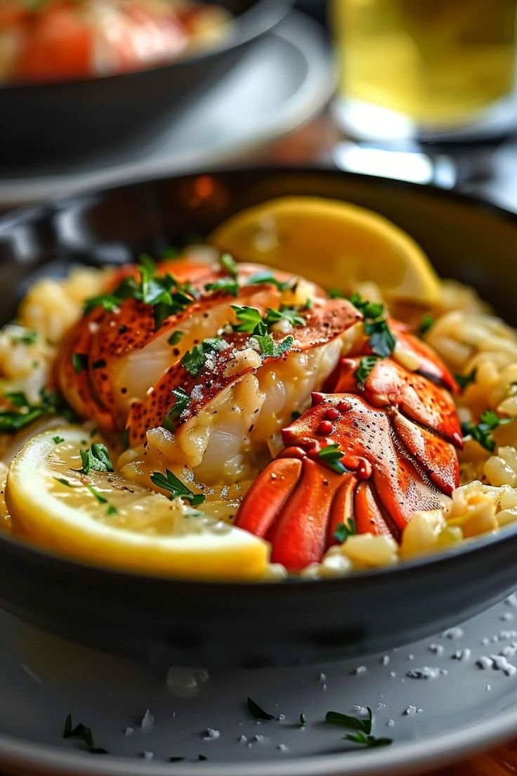 Luxurious Lemon Lobster Risotto