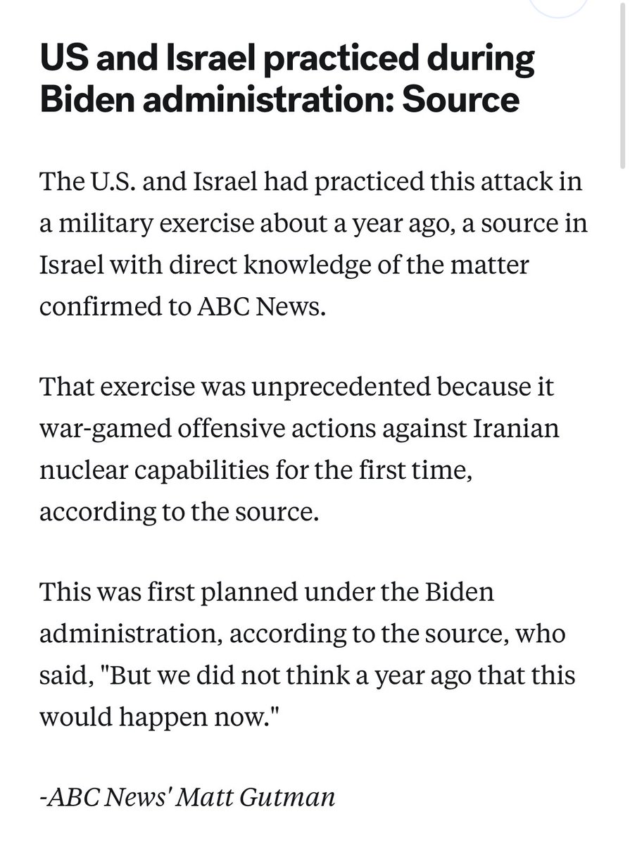 “This was first planned under the Biden administration.”