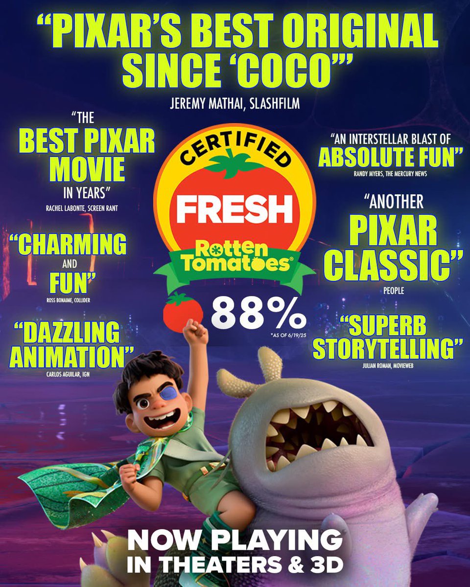 GSCinemas's tweet photo. #Elio is being hailed as โanother Pixar classicโ โ and itโs NOW PLAYING at GSC in stunning #3D, #Onyx, and #PlayHall! โค๏ธโจ
Bring the whole family and journey through the magical cosmic realms with #ElioMY ๐๐ฝ
#Disney #Pixar #ElioMovie https://t.co/Q4qo3CzEvk