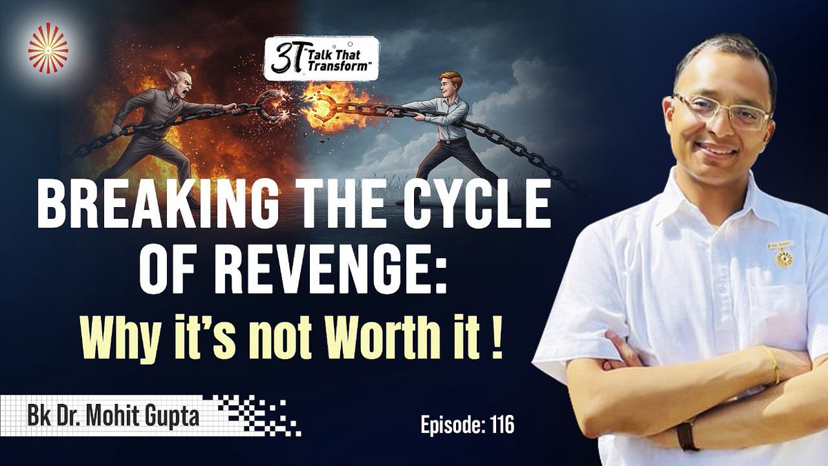 youtu.be/1sX8nRYGiAU?si… *Om Shanti: Why we should not take Revenge*😊