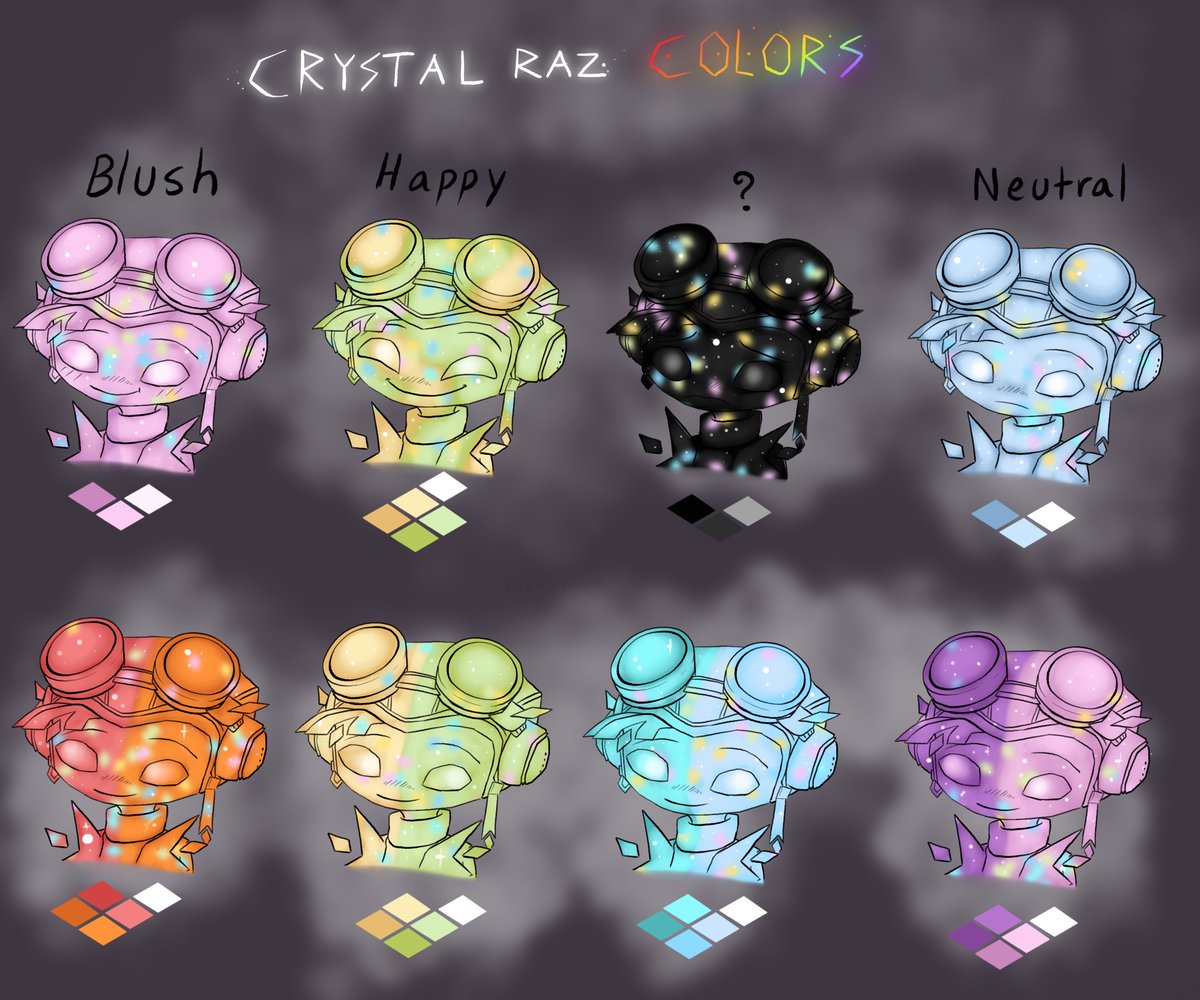 magicmvx's tweet image. Crystal and Deepsea Raz extras refsheet i finished #Psychonauts #Psychonauts2 #AU #RazputinAquato