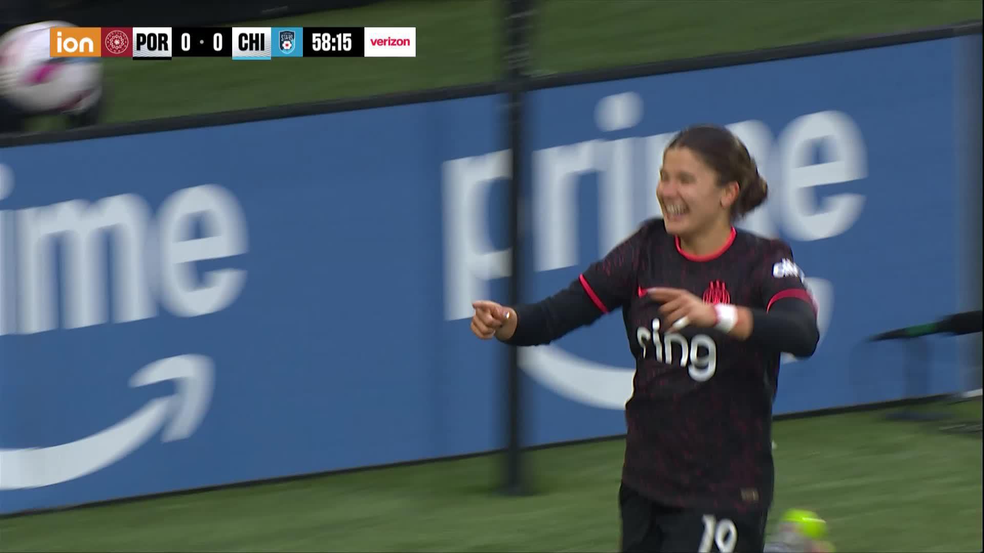 Pietra Tordin scores her third career goal off of a beautiful pass from Sam Coffey!