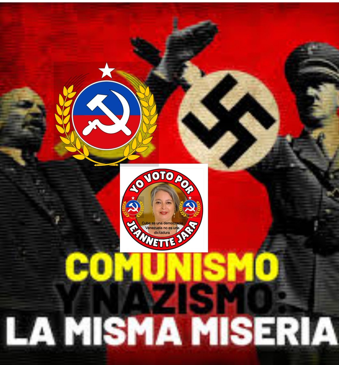Mónica Mullor/(2) (@mmullor2016) on Twitter photo <a href="/eldesconcierto/">El Desconcierto</a> ❌El costo de que un comunista llegue a la presidencia es el fin de la Democracia.#Chile <a href="/eldesconcierto/">El Desconcierto</a> ❌El costo de que un comunista llegue a la presidencia es el fin de la Democracia.#Chile