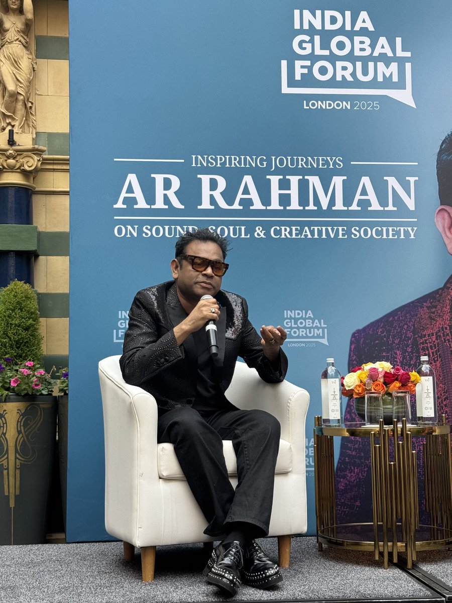 Rabindra Jung Lamichhane FRSA 🇬🇧 🇳🇵 (@rabindra_jlc) on Twitter photo I had an absolute pleasure meeting the Oscar-winning music maestro A.R. Rahman at exclusive Fireside Conversation hosted by #IGF at the TajThe experience was unforgettable! He shared his journey through music the power of sound, & its connection to culture. <a href="/arrahman/">A.R.Rahman</a> I had an absolute pleasure meeting the Oscar-winning music maestro A.R. Rahman at exclusive Fireside Conversation hosted by #IGF at the TajThe experience was unforgettable! He shared his journey through music the power of sound, & its connection to culture. <a href="/arrahman/">A.R.Rahman</a>