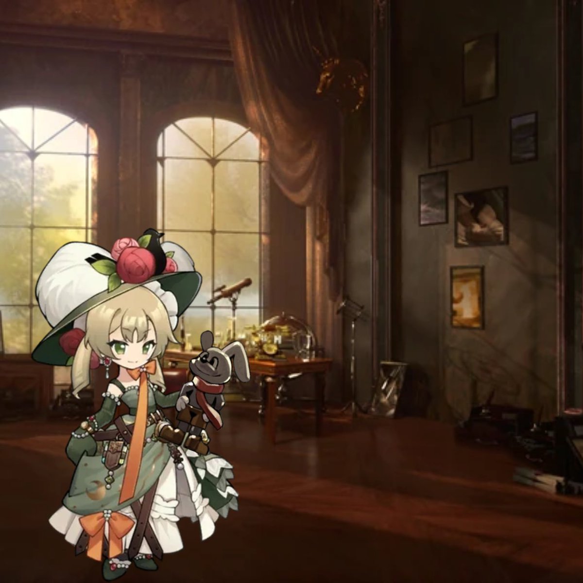 *Sotheby locks herself in her lab, tears in her eyes.*
No one has seen Mr.Karson where on earth could he have gone? *she says softly to her plush before she distracts herself with work making her potions*
A lady must not waste tears on things they can't fix.