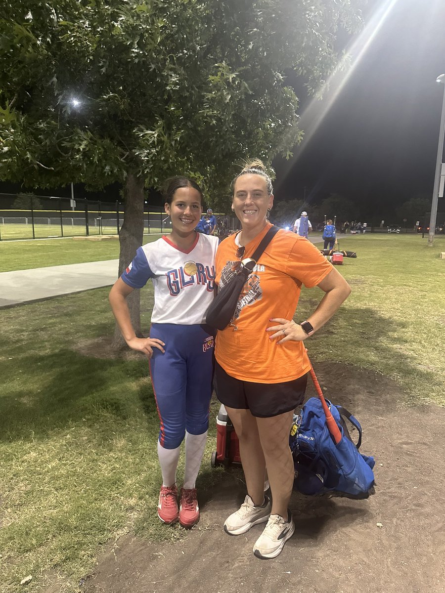 I started my day at 5:30 AM going to Denton and I am currently finishing up driving back home from Little Elm for a full day of watching some of our softball players in the Dallas area. So much talent coming through our small town! What a fun day!