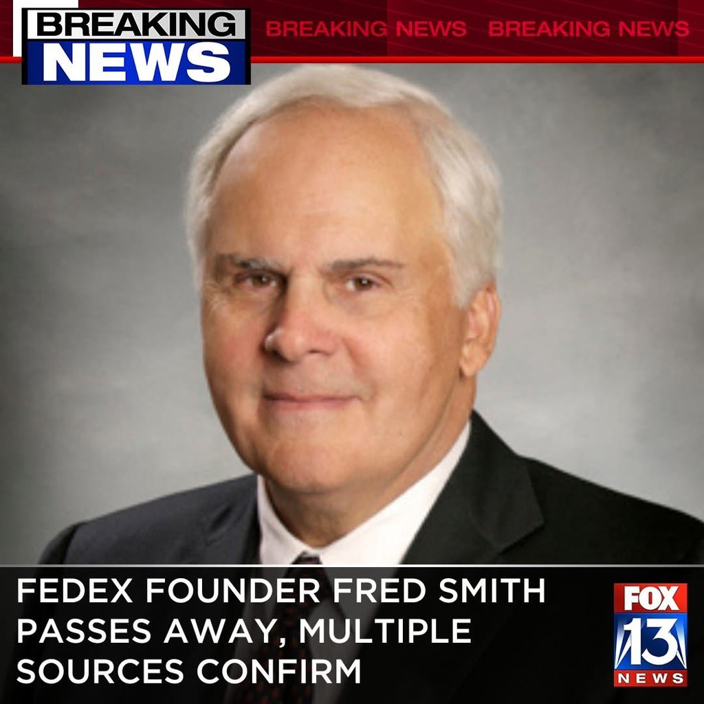 LEON DEVON TAYLOR (@leontaylor1983) on Twitter photo Fred Smith will be missed as he was one of the biggest supporters for the University of Memphis. <a href="/GoTigers247/">GoTigers247 - The Memphis 247Sports Affiliate</a> <a href="/FOX13Memphis/">FOX13 Memphis</a> Fred Smith will be missed as he was one of the biggest supporters for the University of Memphis. <a href="/GoTigers247/">GoTigers247 - The Memphis 247Sports Affiliate</a> <a href="/FOX13Memphis/">FOX13 Memphis</a>