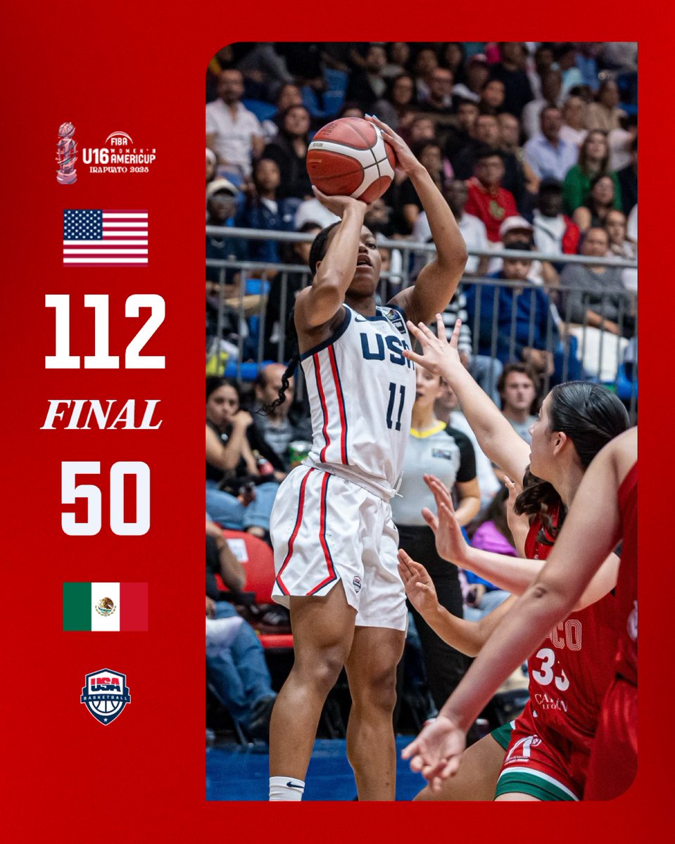 🇺🇸 #USABWU16 DUB 😤

<a href="/IManyacka/">Ivanna Wilson Manyacka</a> 21 pts, 7 reb, 5 ast
Tatianna Griffin 15 pts, 2 reb, 1 ast
<a href="/micah_ojo/">Micah Ojo</a> 12 pts, 5 reb, 2 ast

#U16AmeriCupW