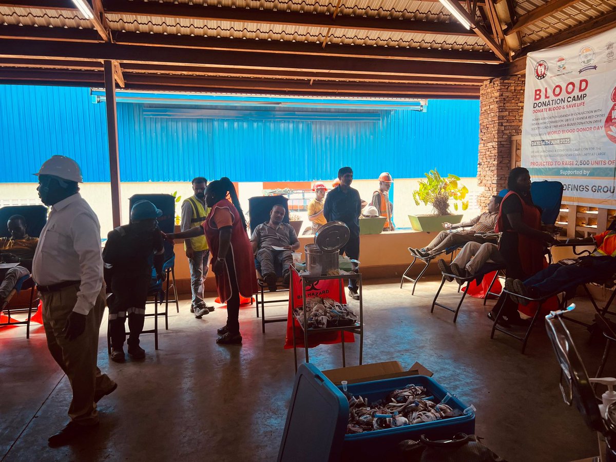 TeamNbbUbts's tweet photo. Roofings Uganda saving lives through blood donation drive at their Namanve site.
#FightBloodScarcity https://t.co/joG5WL3UMC