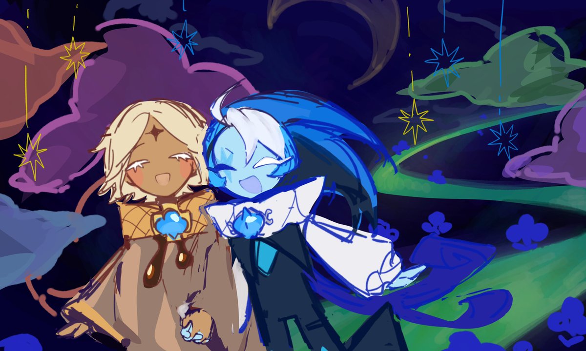 Drew this when they hit the pentagon but i never finished it 😞 
#crk #puremilk #shadowvanilla