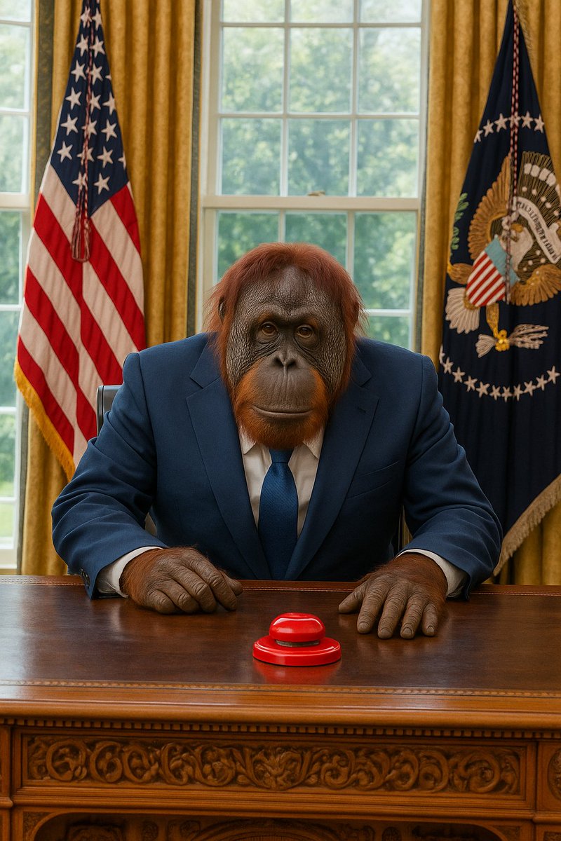 GonzDanCV's tweet photo. Literalmente un orangután  maneja al pais mas poderoso militarmente #TerceraGuerraMundial  #FuckYouTrump https://t.co/653TQPQEBg