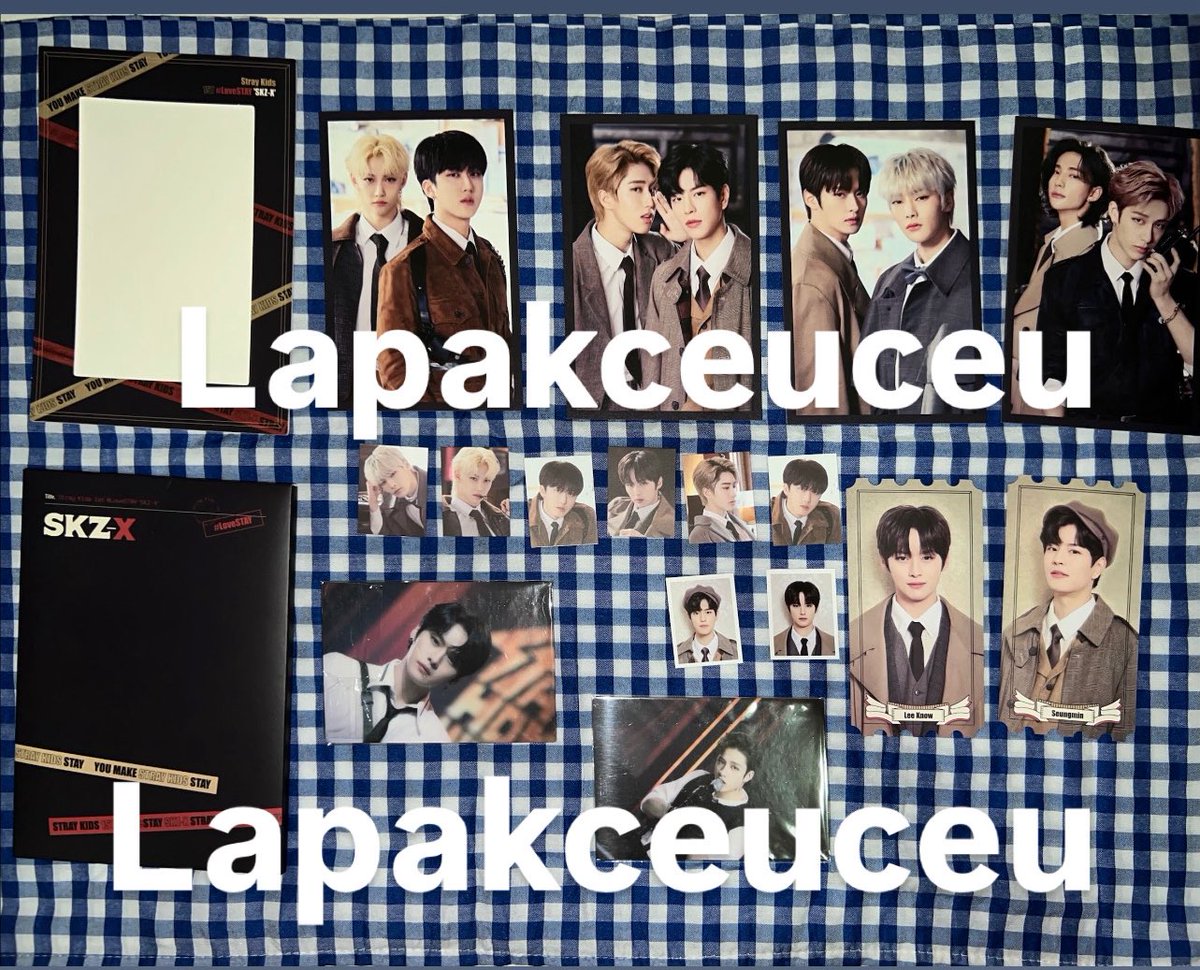 lapakceuceu's tweet photo. WTS | Want to sell aab SKZ X &amp; SKZ Cafe

📍BDG, INA Only
💸 IDR 250.000  (get all in pict)
🍊Shopee by req (exc adm 10%)
✖️ Not for sensitive buyer!

T. wts lfb ina stray kids skz pc pob ld Hyunjin Felix Seungmin Han Jisung Lee Know Changbin Bangchan I.N https://t.co/CAwRDRvPFf