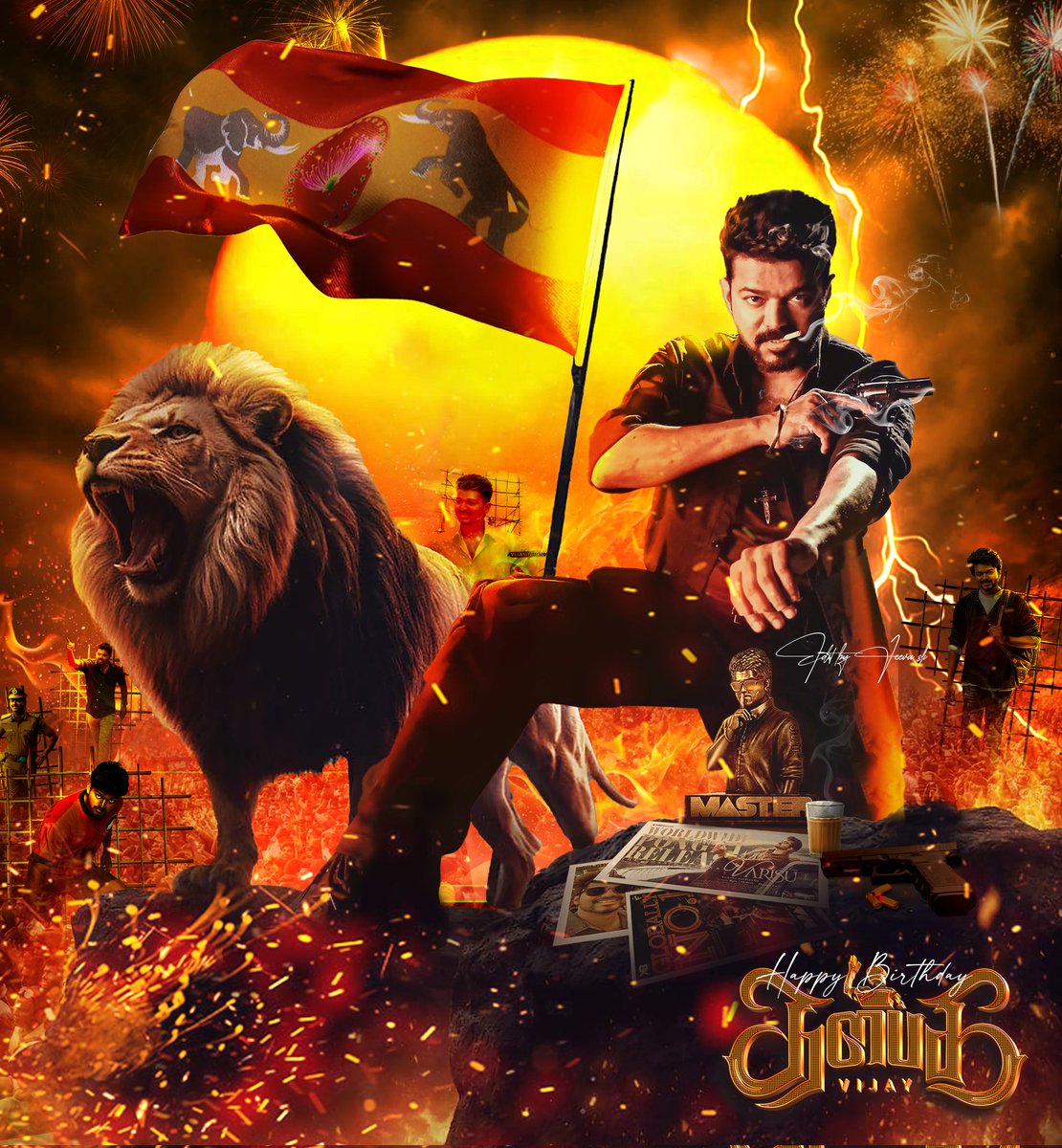 jeevaskj's tweet image. Wish you Happy Birthday My Anna Actor Thalapathy Vijay Common Dp Birthday Poster 2025
#HBDThalapathyVIJAY #CommonDP #actorvijay