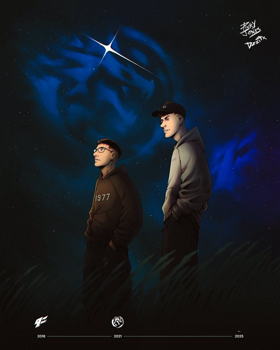 Estos somos <a href="/dzzitx/">ᴅᴢ✦</a> y yo, mirando hacia adelante, con un futuro prometedor, lleno de proyectos y nuevos desafios.
Luego de haber trabajado juntos en <a href="/9zTeam/">9z Globant</a> , en 2021 empezamos a trabajar para <a href="/LeviatanGG/">LEVIATAN</a> hasta hoy, que después de casi 4 años elegimos cerrar esta etapa.