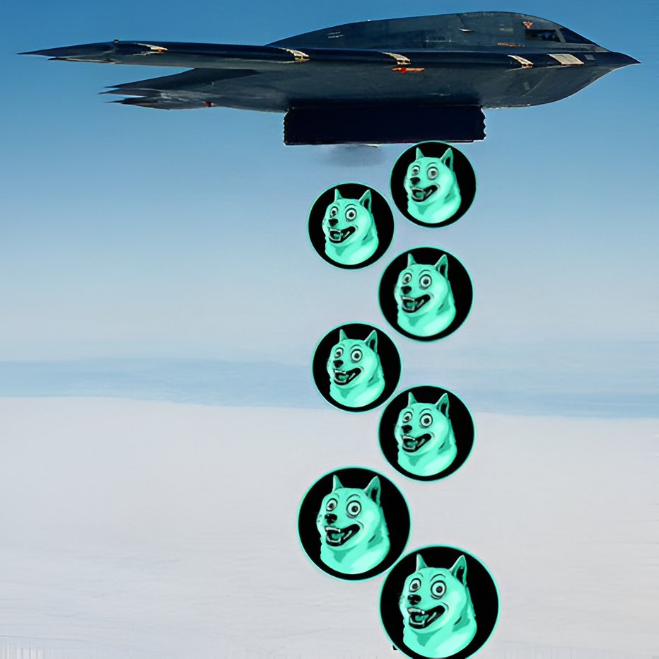 HyperDogeCTO's tweet photo. Everything nuking? 

We were the first to deploy and will be the last one standing on HyperEVM if it kills us. 

You got a killer moving stealth like them B2s. Don’t get caught sleeping cause one day we will explode w/o warning 🚀💣 https://t.co/l3moeMve3P