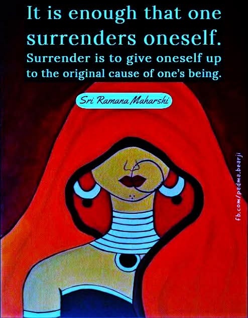 Once all options of devotion,  selfless actions &amp; knowledge are sufficiently exhausted to the core, only penecia of surrender prevails!!