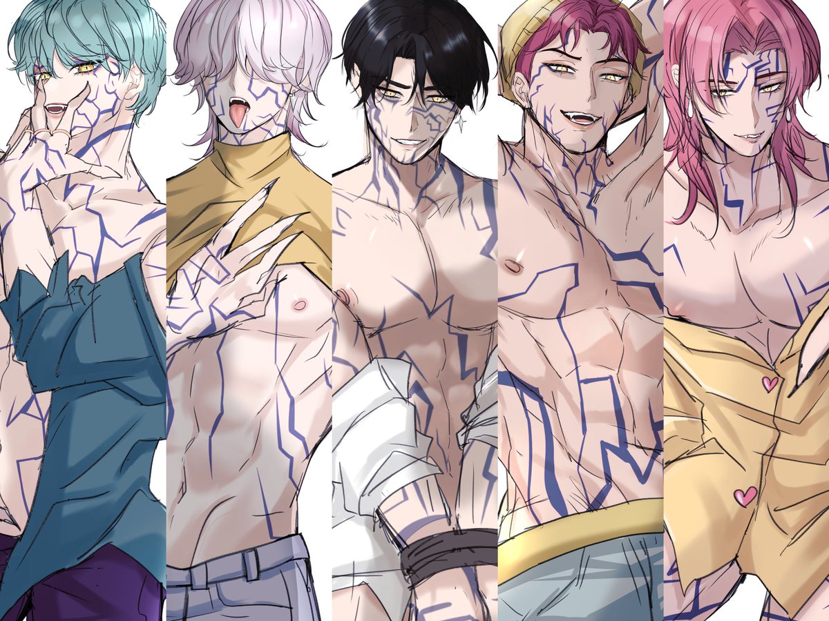 It took me two days to finish drawing sajaboys 
I'm poisoned LMAO