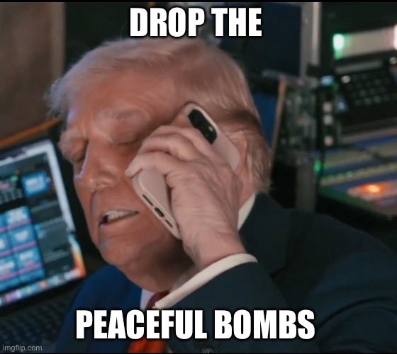 Sabnam24's tweet photo. BREAKING 🛑
U.S. enters the Iran-Israel war!

Trump claims: “We’ve destroyed 3 Iranian nuclear sites!”

Iranian military responds: “The real war begins now.”
Trump use #USAirForce I think 
"World War III" #IsraeliranWar

https://t.co/kWN6tPQzky https://t.co/7veDbrsO5R