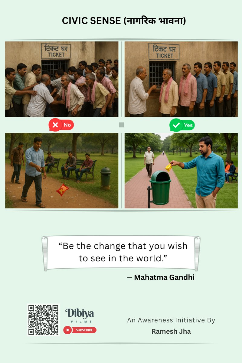 Civic Sense (नागरिक भावना) 101
#civicsense #CivicResponsibility #Civic