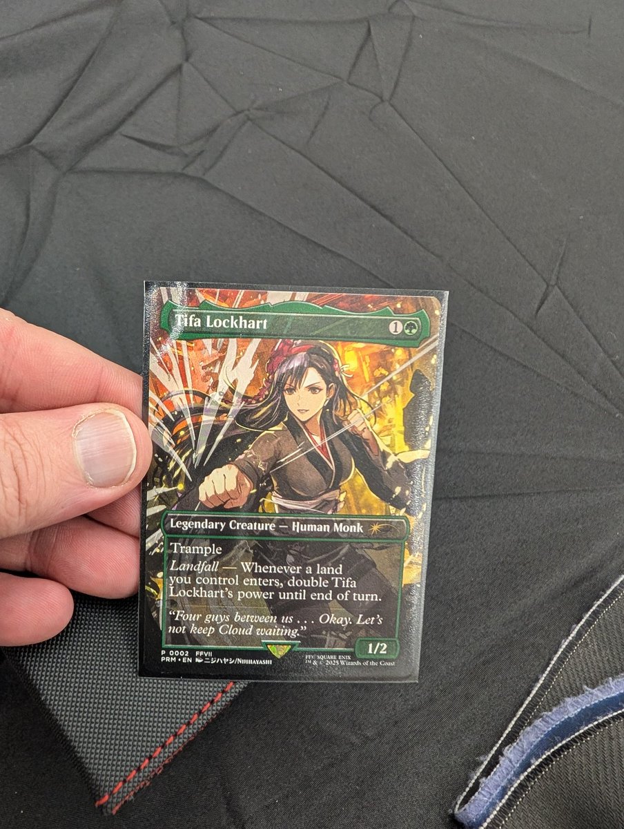 Foonanigims's tweet image. 3-4 at my first magic ptq event. I was cooking at first but lost some close games. Not bad for my first tournament. I still walk out with a promo Tifa so we take those