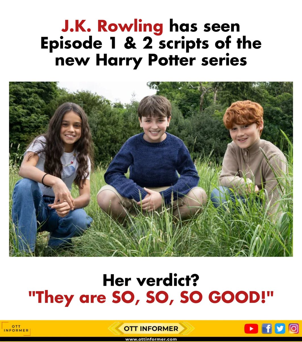 OTTInformer's tweet photo. The magic is definitely coming back! 🥹❤️

#jkrowling #harrypotter #harrypotterseries #hermionagranger #ronwesley #hogwarts #hbo #hboseries #hbomax #dominicmclaughlin #arabellastanton #alastairstout #tvseries #tvshows #nostalgia #ott #ottinformer https://t.co/AIO7AObtQt