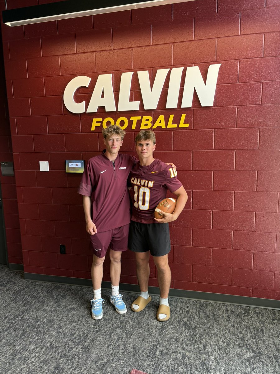 JadonSultz's tweet image. After a great conversation with @CoachTrentFigg, I am blessed to recieve an offer from @CalvinKnightsFB! Thank you @CoachJBurgess1, @CoachBenDixon, and @PriorLuca for the hospitality!