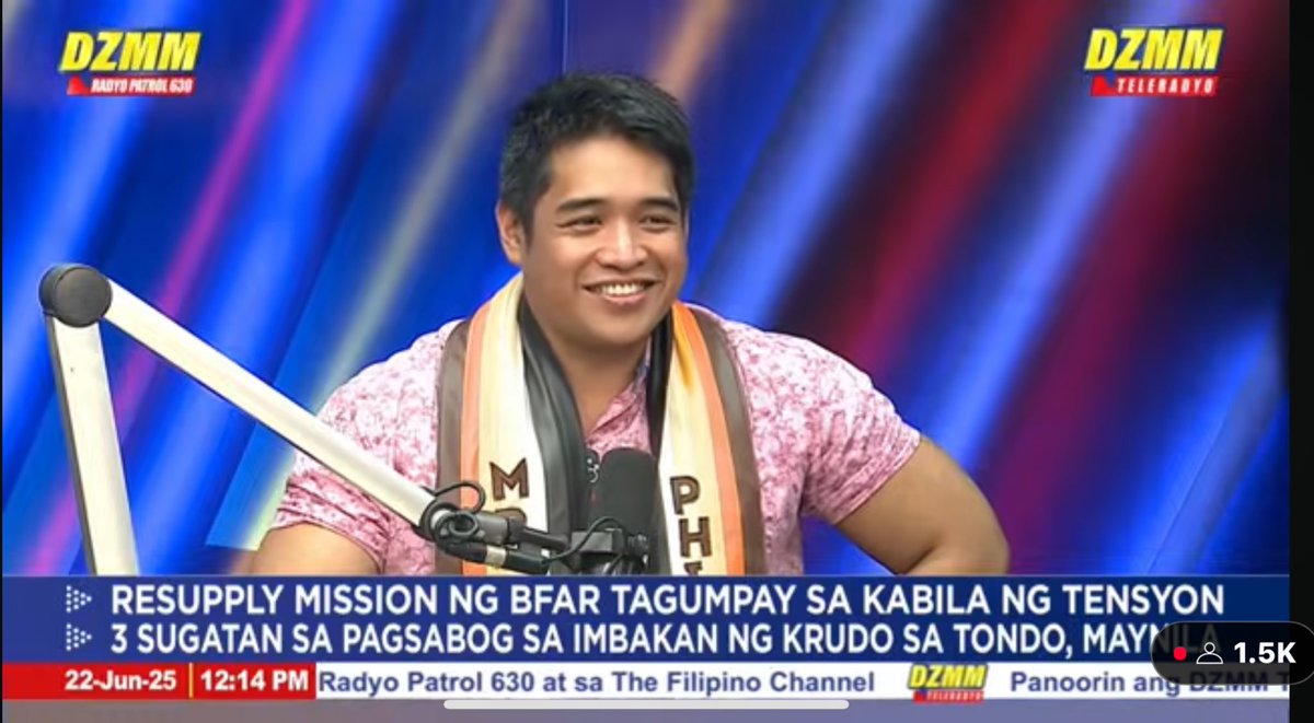 A talk on the pageant and the bear community in general, on national tv.  🇵🇭🐻

youtube.com/live/uWGa4fo0s…