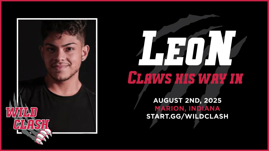 WildClash 2025 (@iwuwildclash) on Twitter photo Clawing his way back into Indiana, <a href="/DLeonAF/">Leon ๐ฅ๐</a> is ready to get his runback at Wildclash 2025!
This event will feature $700 in pot bonuses between Ultimate, Melee, & Rivals and will be held in Marion, IN on August 2nd!
Check this upcoming Midwest regional out ๐ฅ Clawing his way back into Indiana, <a href="/DLeonAF/">Leon ๐ฅ๐</a> is ready to get his runback at Wildclash 2025!
This event will feature $700 in pot bonuses between Ultimate, Melee, & Rivals and will be held in Marion, IN on August 2nd!
Check this upcoming Midwest regional out ๐ฅ
