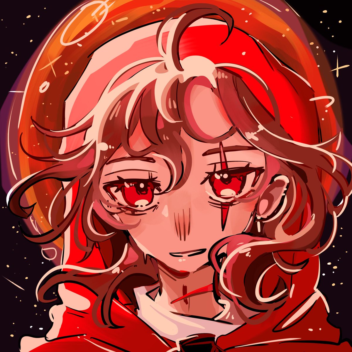Sketchi3r's tweet image. Blood moon Pearl 

#pearlescentmoonfanart #lifeseriesfanart #traffictwt