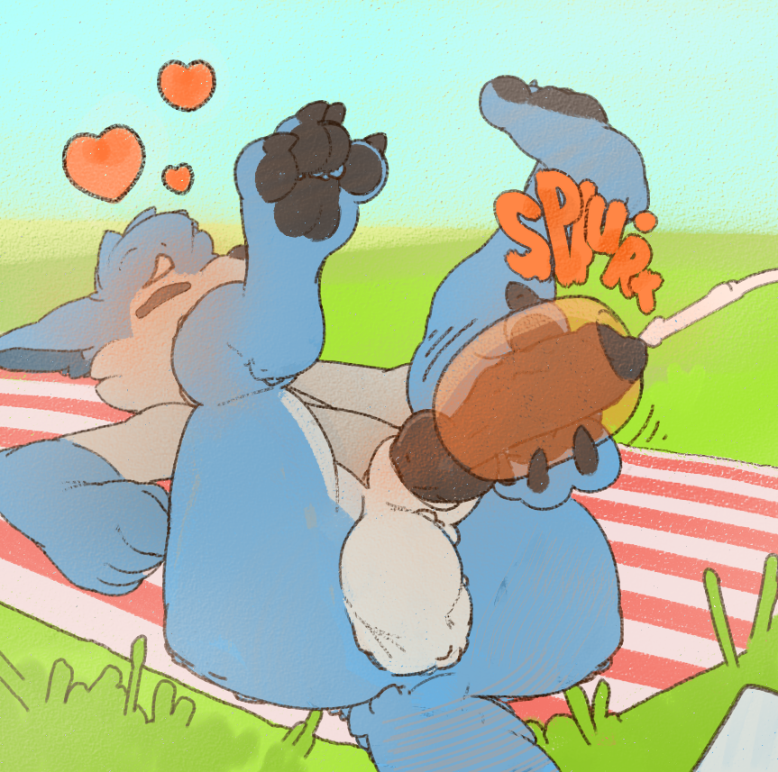 ShapedLikeABean's tweet photo. Sir your cum and cock and balls are out, clothe yourself. (NSFW comm) https://t.co/ST9CpTvamq