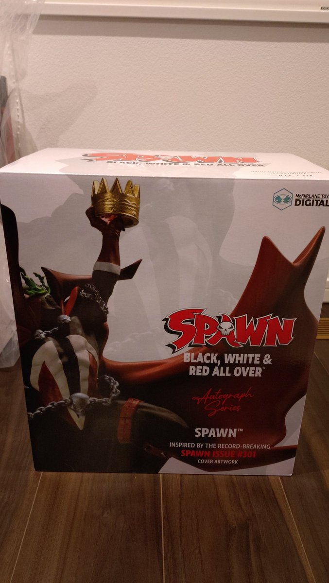 meshihiro7's tweet photo. スポーンのスタチュー新しいものが届いた。最近のスタチューの中では塗りが良い気がします。
#spawn #スポーン 
#おいでよスポーン沼 
#マクファーレントイズ
#mcfarlanetoys  #toddmcfarlane https://t.co/7FCmNHiADN