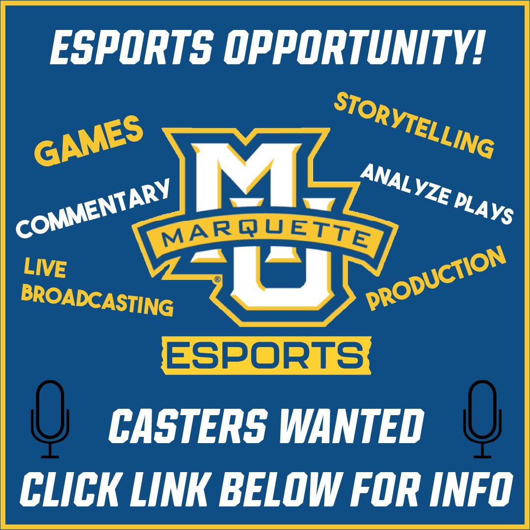LOOKING FOR CASTERS! Come join the team! Here's the link for more info: docs.google.com/document/d/1KT…