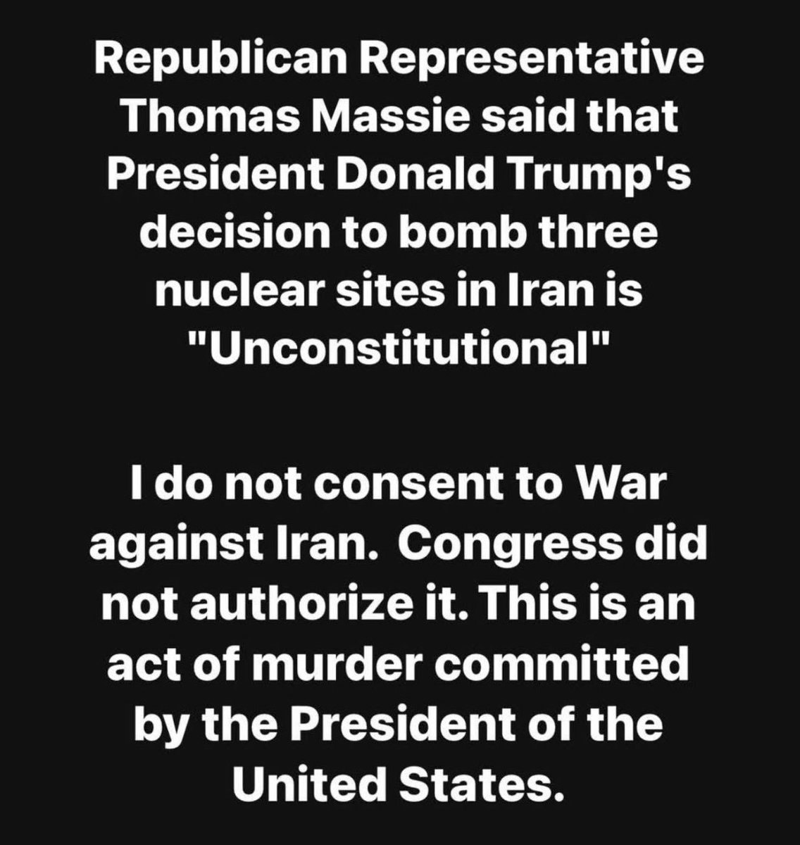 FINALLY, a Republican speaking up!