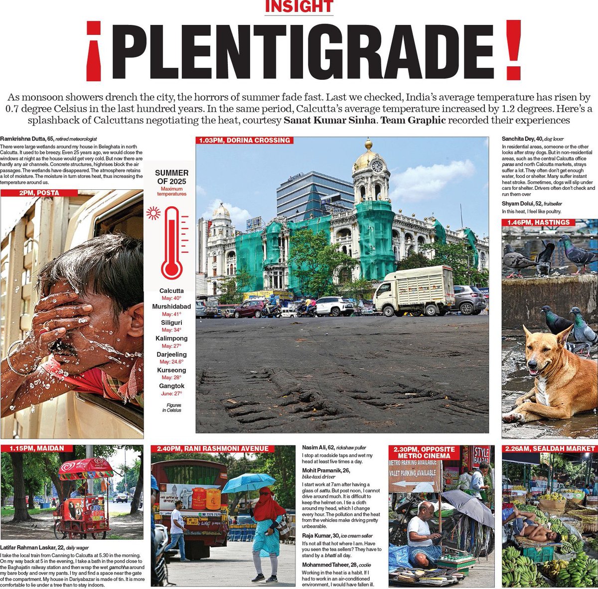 Telegraph Features (@ttfeaturez) on Twitter photo PLENTIGRADE
As monsoon showers drench the city, the horrors of summer fade fast. Here's a splashback of Calcuttans negotiating the heat, courtesy Sanat Kumar Sinha. Team Graphic recorded their experiences
<a href="/SankarshanT/">Sankarshan Thakur</a> <a href="/ttindia/">The Telegraph</a> PLENTIGRADE
As monsoon showers drench the city, the horrors of summer fade fast. Here's a splashback of Calcuttans negotiating the heat, courtesy Sanat Kumar Sinha. Team Graphic recorded their experiences
<a href="/SankarshanT/">Sankarshan Thakur</a> <a href="/ttindia/">The Telegraph</a>
