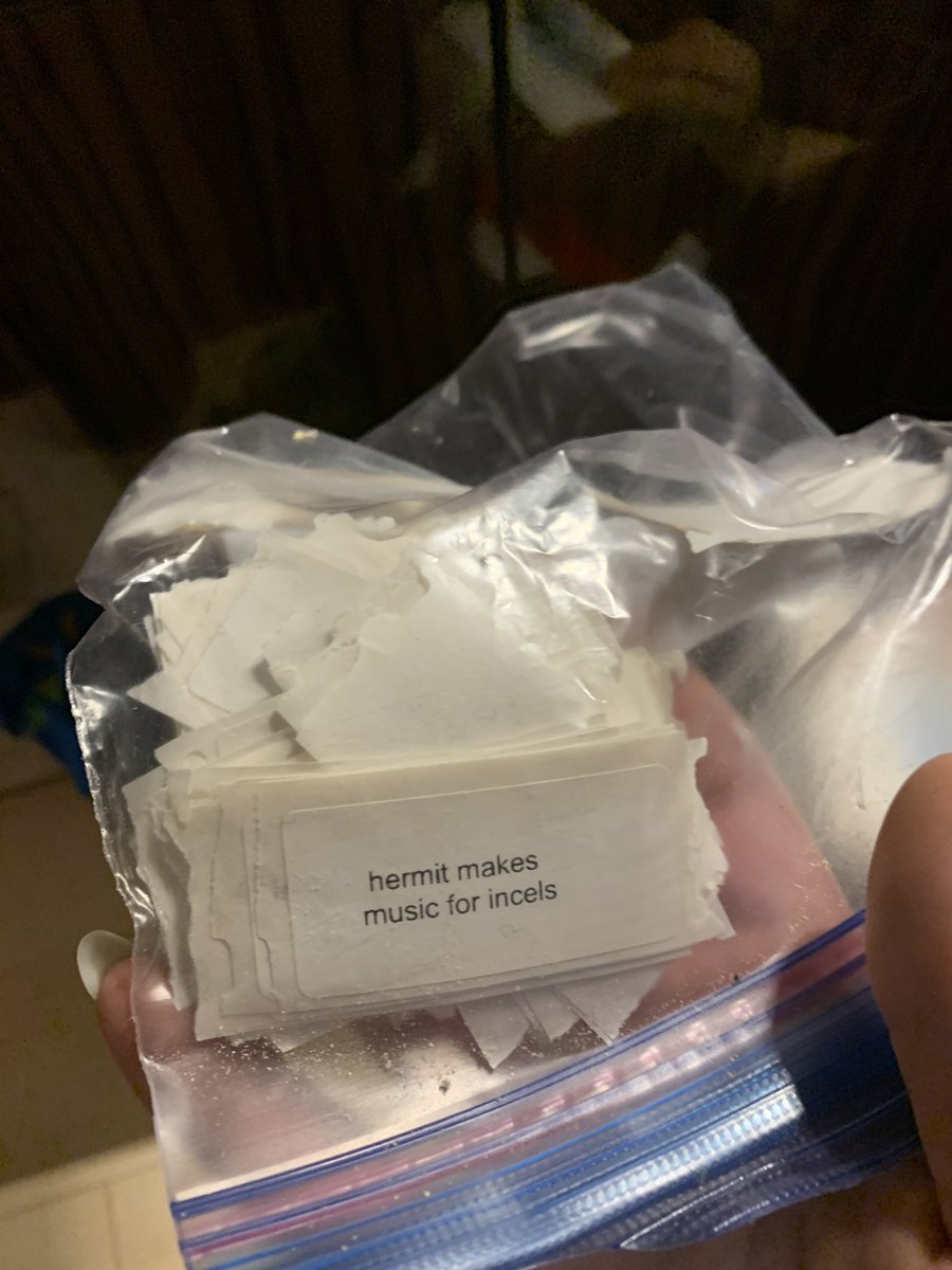 local rapper  used to live in our house. left a trove of papers