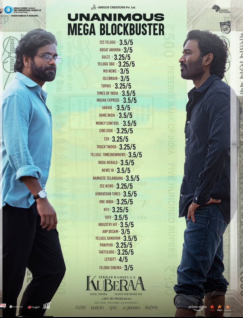 ✨「Temper」「Kuberaa」チケット販売中✨

6月29日(日)、川口SKIP CITYにて上映の「Temper」と「Kuberaa」、teket
にてチケット販売中です🎟️🎟️🎟️
teket.jp/10204/52516

★★ ★ ★ ★ ★ ★ ★ ★ ★ 
🏰場所: 川口SKIP CITY 

🎥上映作品:
①「Temper」
10:15-13:00
(インターバル: 15分)