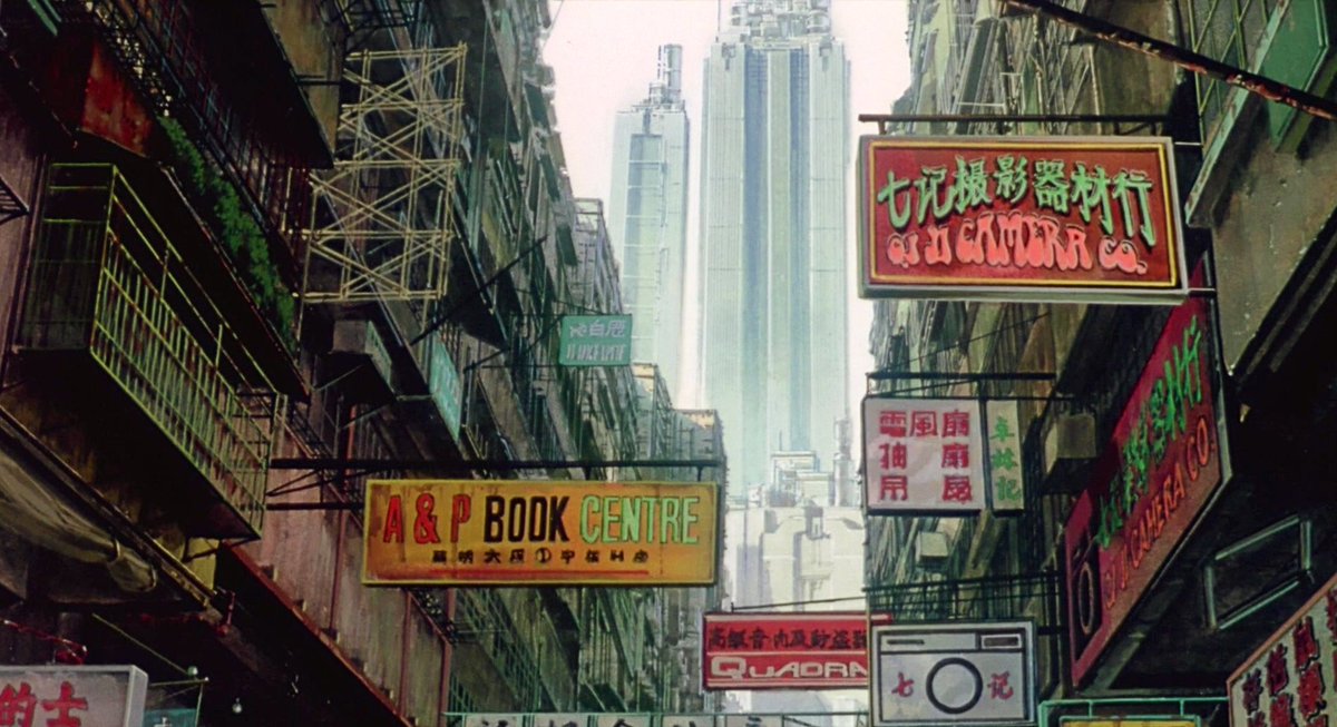 Streetscapes in GHOST IN THE SHELL.