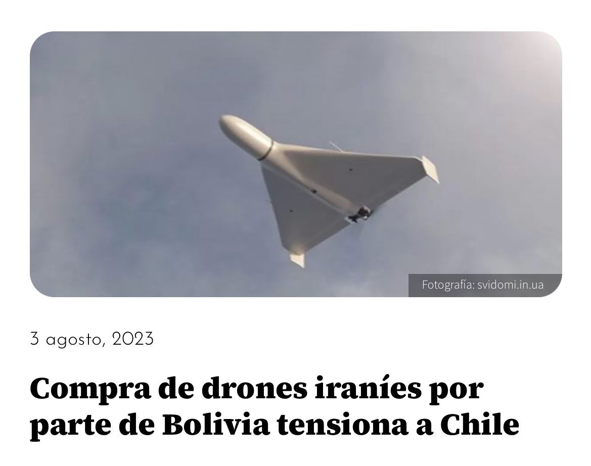 Gabriel Alemparte (@jgalemparte) on Twitter photo La teocracia iraní tiene un importante despliegue de armamento, asesoría e inteligencia en Bolivia y Venezuela. Además de ser un régimen terrorista, hay que hacer un llamado a la prudencia al Jefe del Estado <a href="/GabrielBoric/">Gabriel Boric Font</a> La teocracia iraní tiene un importante despliegue de armamento, asesoría e inteligencia en Bolivia y Venezuela. Además de ser un régimen terrorista, hay que hacer un llamado a la prudencia al Jefe del Estado <a href="/GabrielBoric/">Gabriel Boric Font</a>