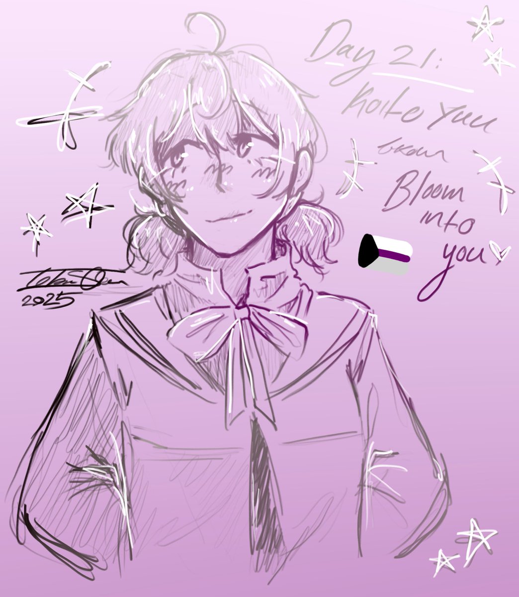 spomsart's tweet photo. Still praying for a season 2 with her, happy pride Koito Yui 🖤🤍💜🩶
☆ 
#HappyPrideMonth #HappyPrideMonth2025 #LGBTQArtist #ArtistOnTwitter #BloomIntoYiu #YagateKimiNiNaru #KoitoYuu #Fanart https://t.co/KfaNbJs2o4
