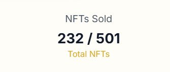 GargCrypto's tweet photo. 232/501 Wisdom NFTs SOLD
#WisdomNFT #GandhijiNFT #NFTLaunch #CryptoRevolution #BlockchainInnovation #RareNFTs #DigitalAssets #Web3Community #CryptoInvesting #NFTCollectors #EthereumNFT #TokenizedWisdom #DecentralizedFuture #NFTDrop https://t.co/Tj5IvBLTva
