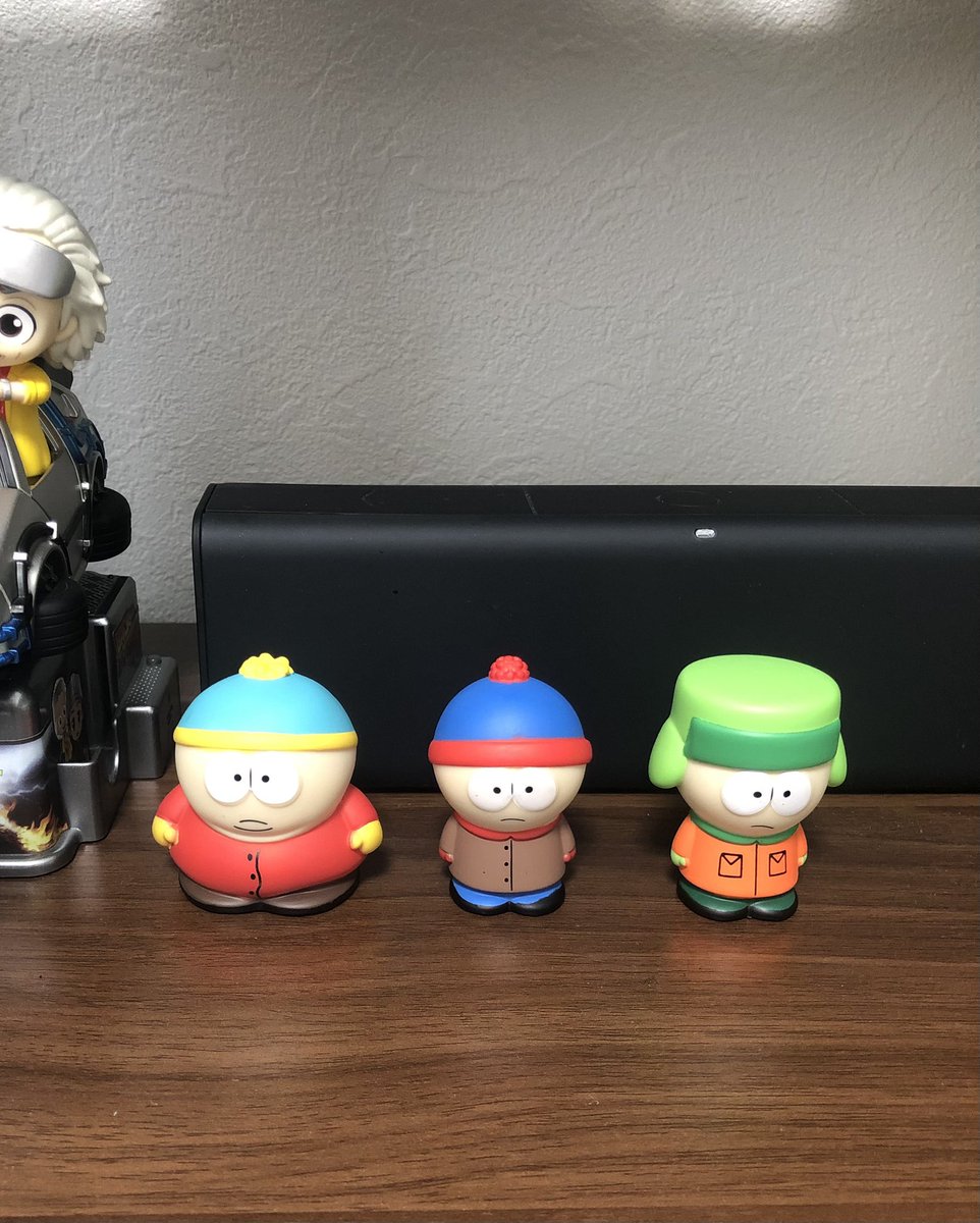 utnc22's tweet image. サウスパークのガチャがあったので回してみた🙌
奇跡的にダブりなし
できれば４人揃えたいなー