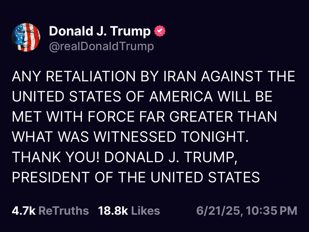 Destiny15_FL's tweet image. My President, Donald  J. Trump fuck shit up today. 

Don’t try no shady shit Iran…it’s gonna be hell on earth for ya’ll.