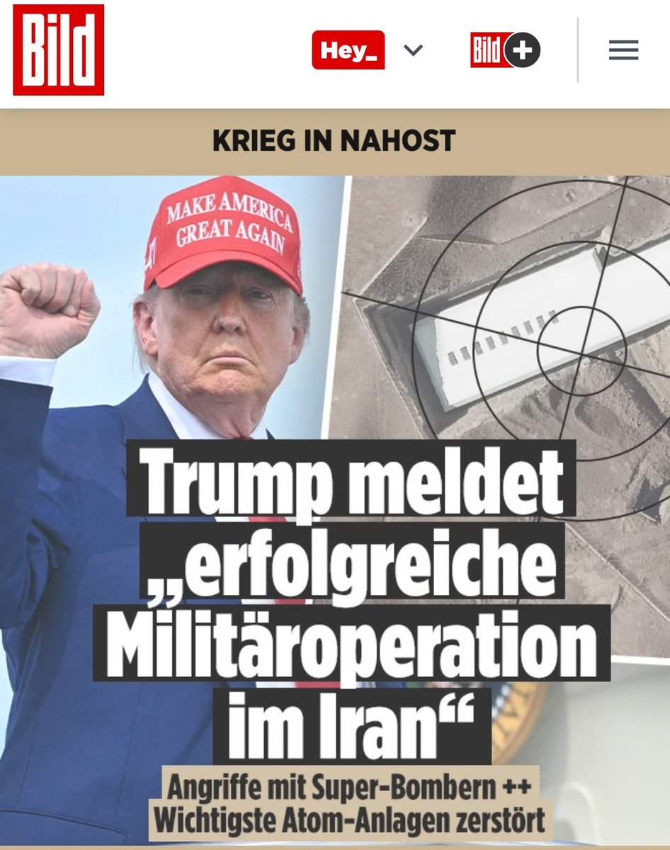 Ich finde es richtig! Durch die Zerstörung der Atomanlagen im Iran, in der nachweislich mehr Uran angereichert wurde, als man zur friedlichen Nutzung benötigt, ist die Welt nun ein sicherer Ort.