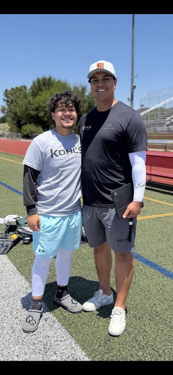 Oh man! Awesome day at Kohls Camp Walnut Creek!! Thank you Coach Marquez and Lucas!!! My son appreciates your time and wisdom!!!! Thank you thank you!!!

<a href="/ItzJoe09/">Joe_Delgado</a> <a href="/KohlsKicking/">Kohl's Kicking Camps</a> <a href="/Diego_Marquez95/">Diego Marquez</a> <a href="/LesieurLucas/">Lucas LeSieur</a> <a href="/BryantMThao/">Bryant Muachi Thao</a> <a href="/ClovisEastFB/">Clovis East Football</a> <a href="/NewGenKicking/">New Gen Kicking</a> <a href="/CETWOLVES/">CE Athletics</a>